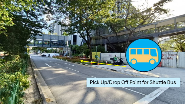 The Woodleigh Mall Pick-Up/Drop-Off Location